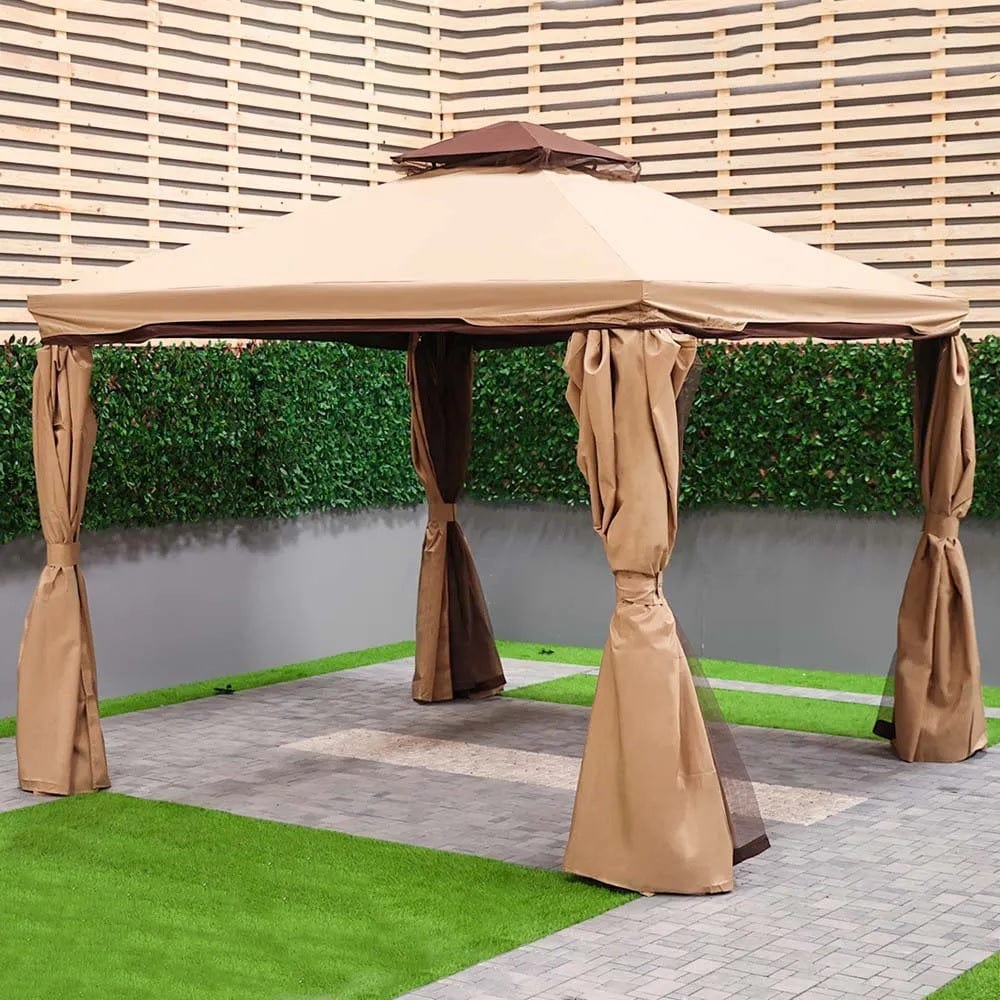 Danube Home & Kitchen Sandra Aluminium Frame Gazebo