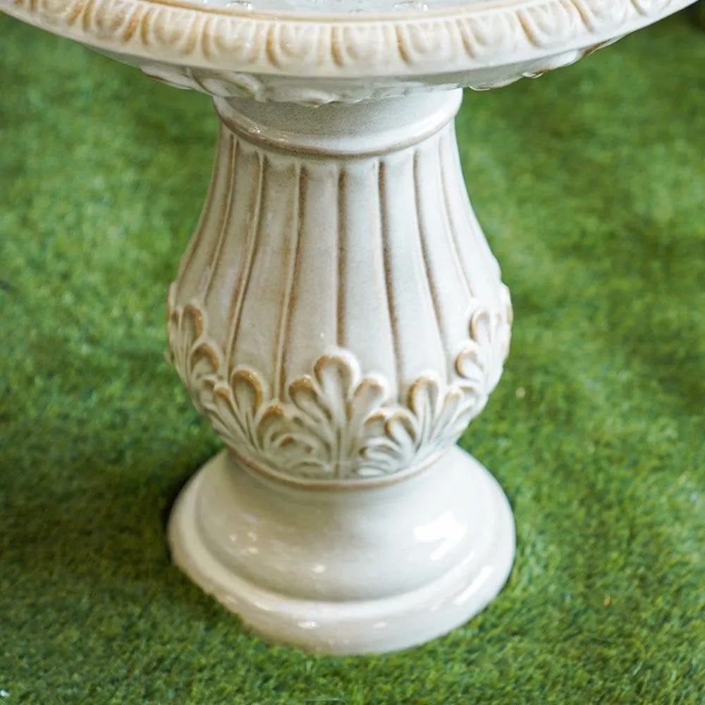 Danube Home & Kitchen Two Tier Ceramic Fountain