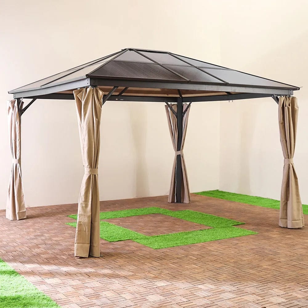 Danube Home & Kitchen Veora Steel Gazebo