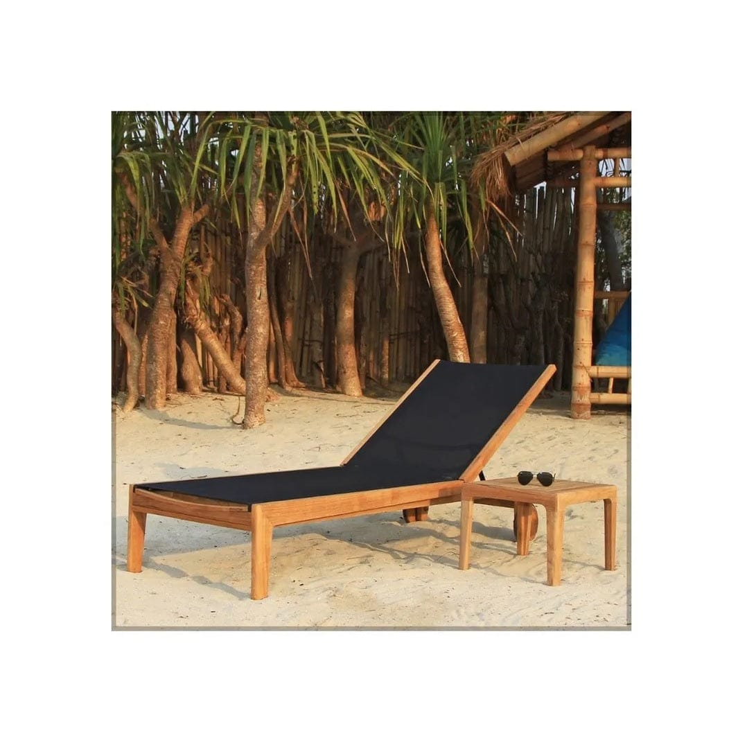 Danube Outdoor Wooden Relaxing Beach Sunlaunger