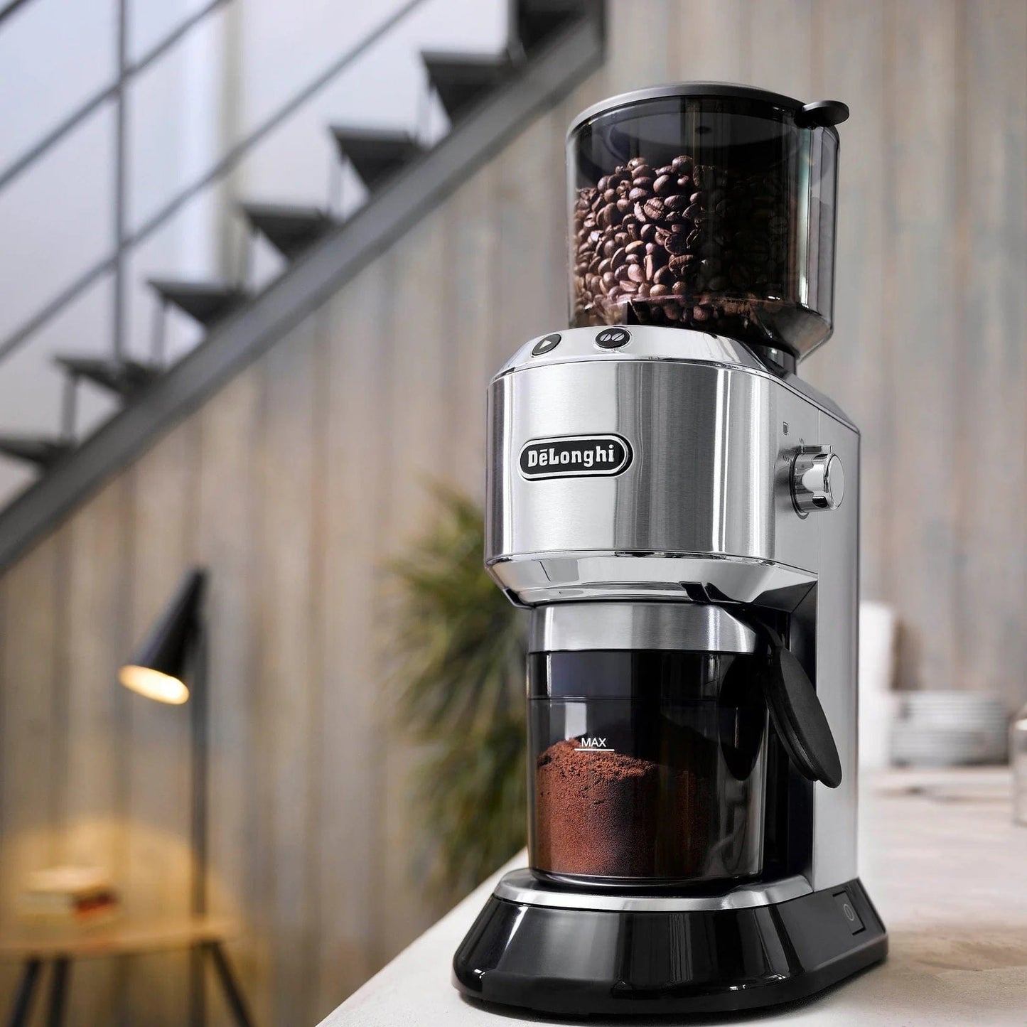 De'Longhi Home & Kitchen DeLonghi Dedica Coffee Grinder Steel