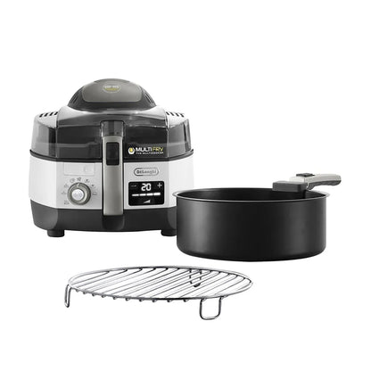 De'Longhi Multifry Extra Chef Low Oil Fryer Multicooker, Black, 1.7 kg FH1394