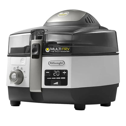 De'Longhi Multifry Extra Chef Low Oil Fryer Multicooker, Black, 1.7 kg FH1394
