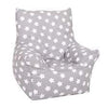 Delsit baby accessories Bean Chair - Grey with Polka Dots