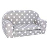Delsit baby accessories Sofa Bed - Grey with Polka Dots
