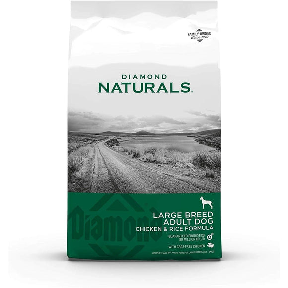 Diamond Naturals Pet Supplies Diamond Naturals Large Breed Adult Dog Chicken & Rice Formula 18.14 Kg (40 lbs)