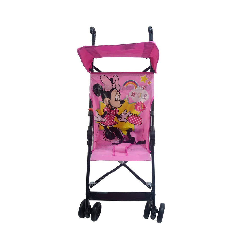 Disney Babies Disney Minnie Mouse Basic One Position Umbrella Baby Stroller, Pink