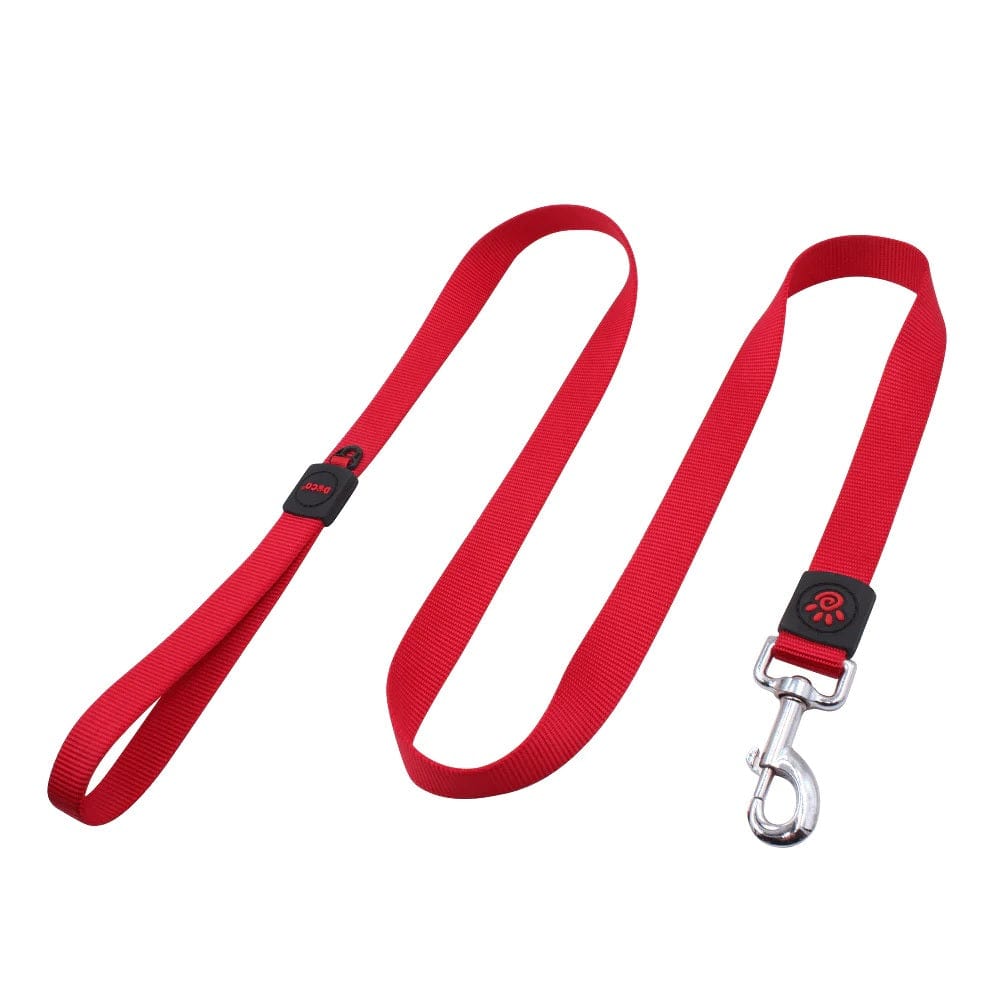Doco Pet Supplies Doco 4ft Signature Nylon Leash - Red - XL