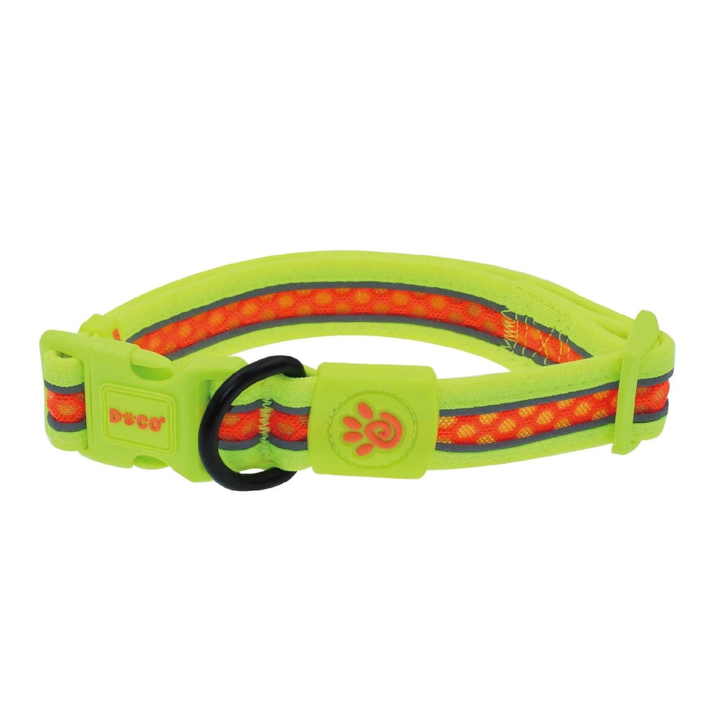 Doco Pet Supplies Doco® Lunar Mesh Collar - Safety Orange - XL