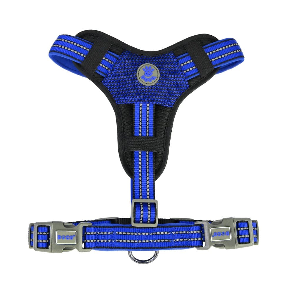 Doco Pet Supplies Doco® Vario Chest Plate Harness w/Neoprene - Navy Blue - Large