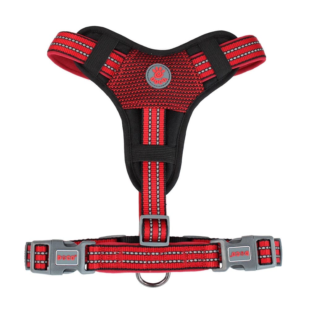 Doco Pet Supplies Doco® Vario Chest Plate Harness w/Neoprene - Red - Large