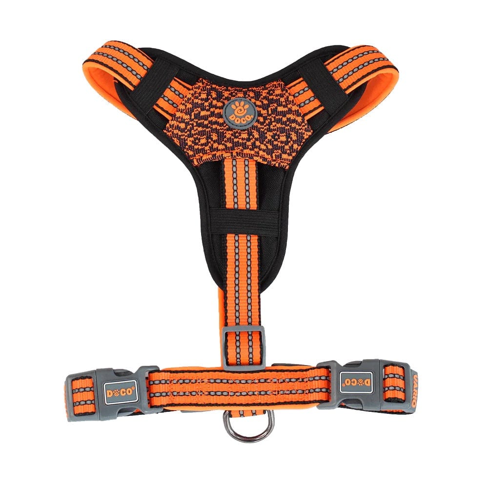 Doco Pet Supplies Doco® Vario Chest Plate Harness w/Neoprene - Safety Orange - Medium