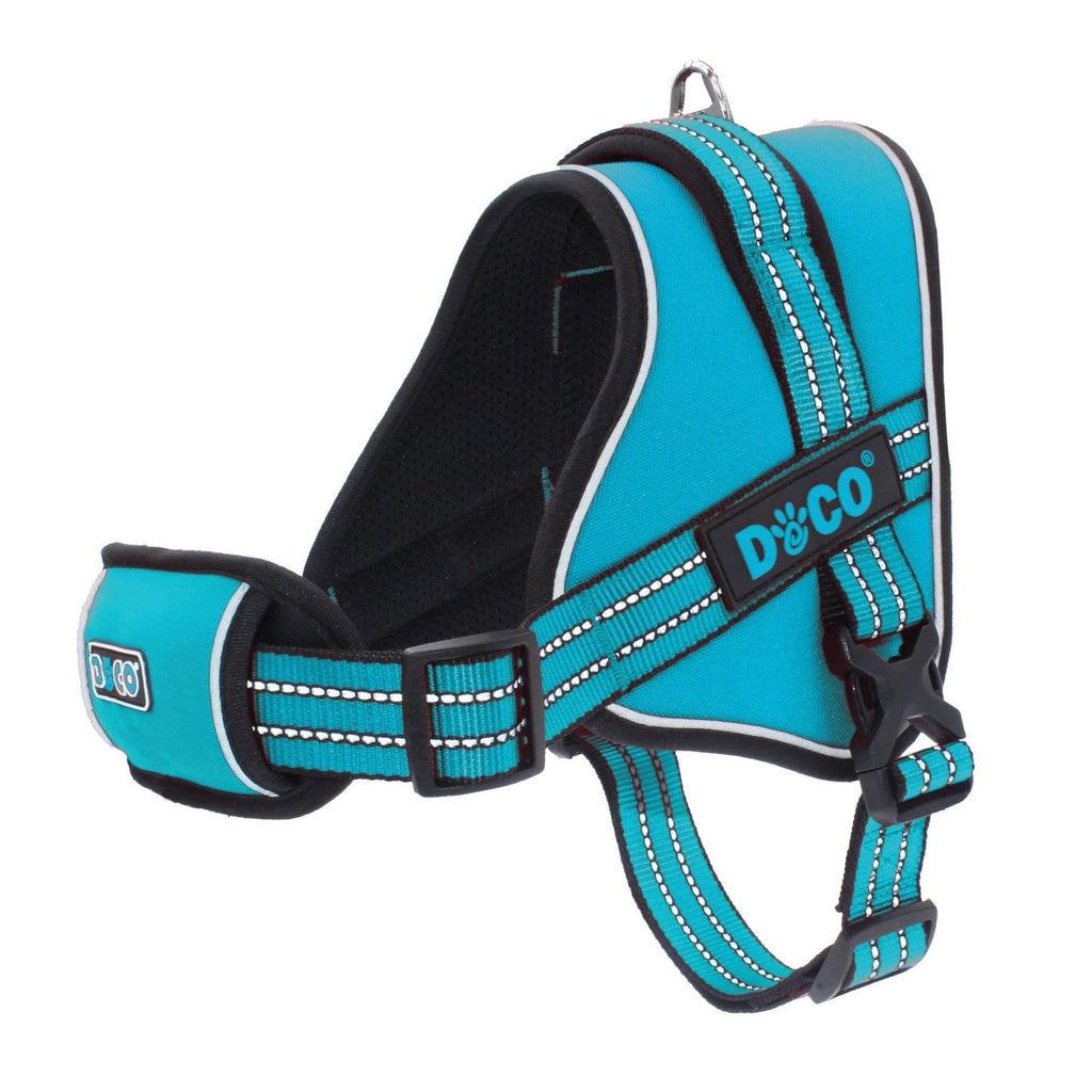 Doco Pet Supplies Doco Vertex Power Harness Previous - Turquoise - Large