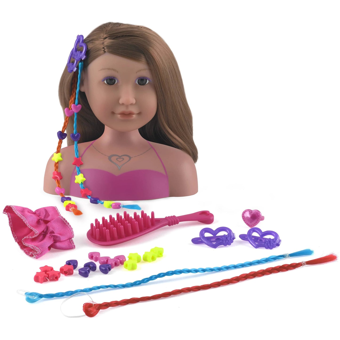 Dolls World Dolls Ashley Styling Head Play Set - 2 Asst