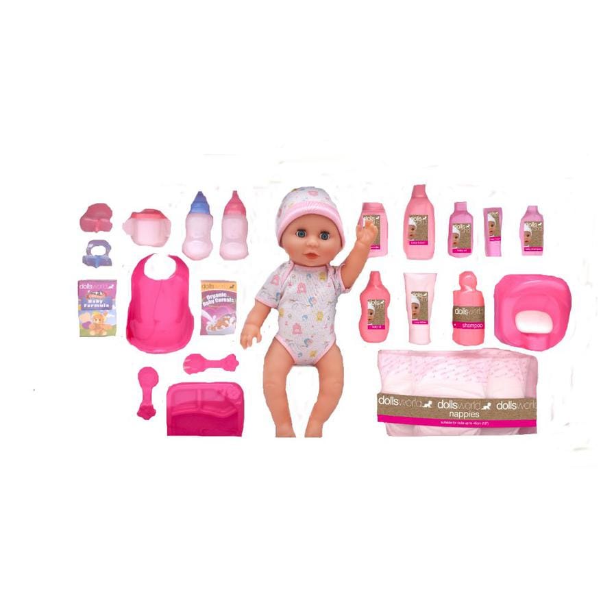 Dolls World Dolls Drink & Wet Bonnie Playset 38Cm (15In)