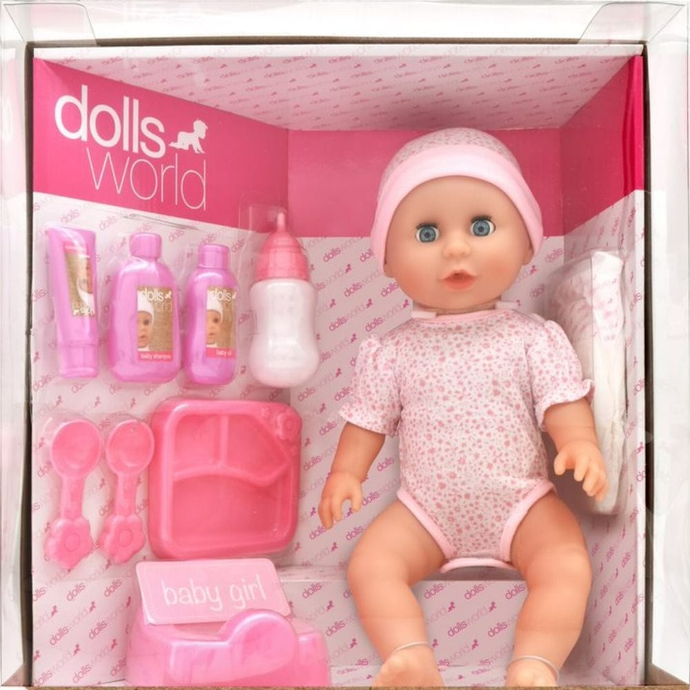 Dolls World Dolls Drink & Wet Olivia 38Cm (15In) Deluxe Doll