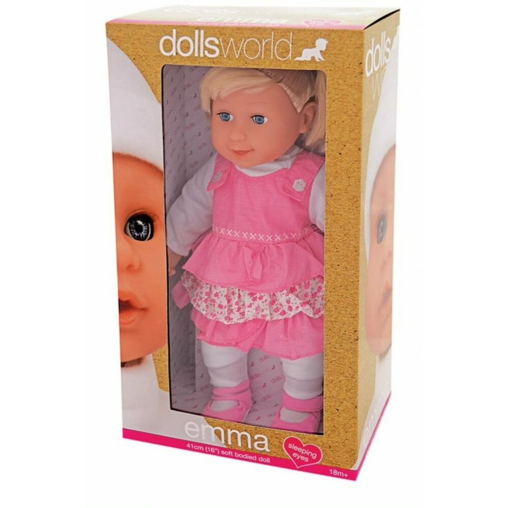 Dolls World Dolls Emma 41Cm (16") - 2 Asst