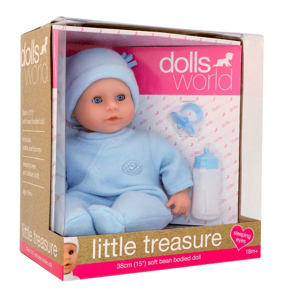 Dolls World Dolls Little Treasure 38Cm (15") - Blue