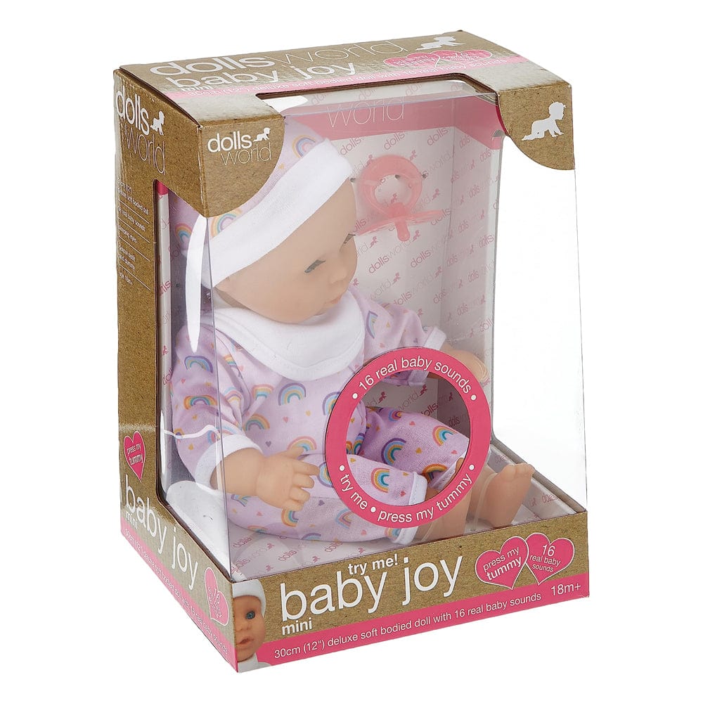 Dolls World Dolls Mini Baby Joy With Sound 30Cm (12In)