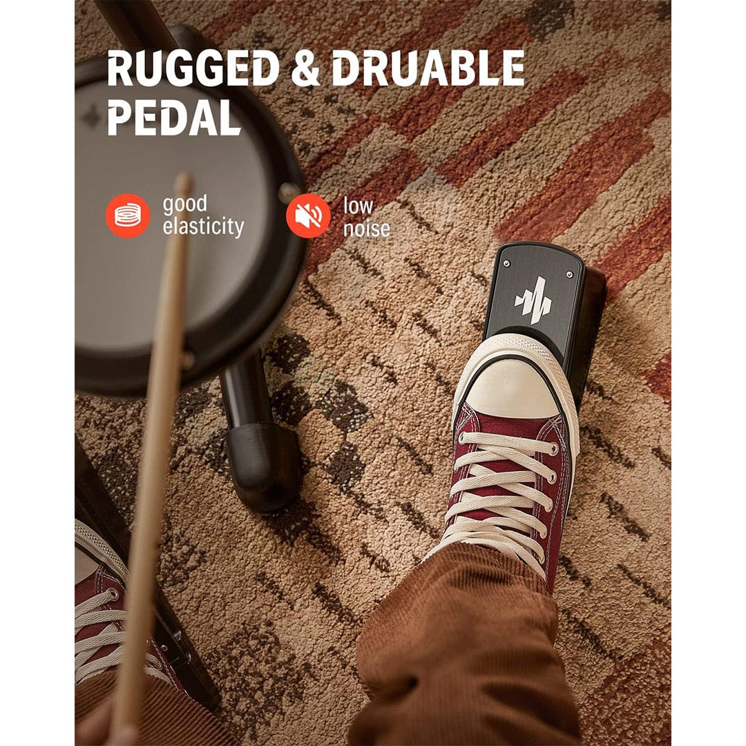 Donner drum kits Donner - DED-80P 5 Drums 3 Cymbals with Drum Throne/ Sticks - EC6756