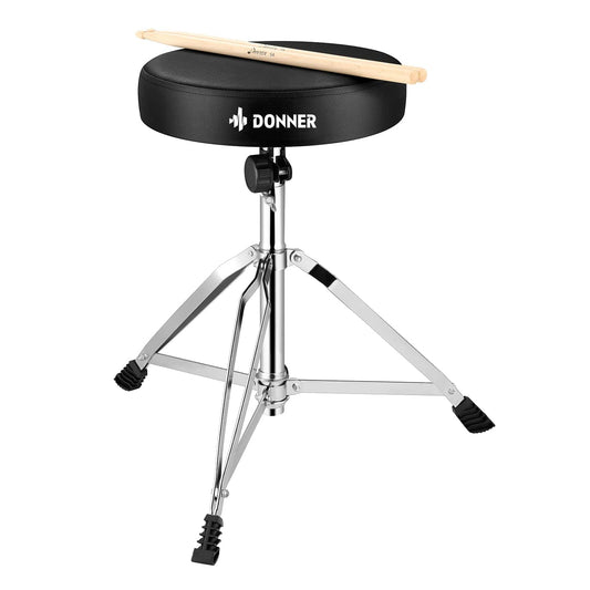 Donner music Donner - Adjustable Height Drum Throne With A Pair Maple Mood Drum - EC1200