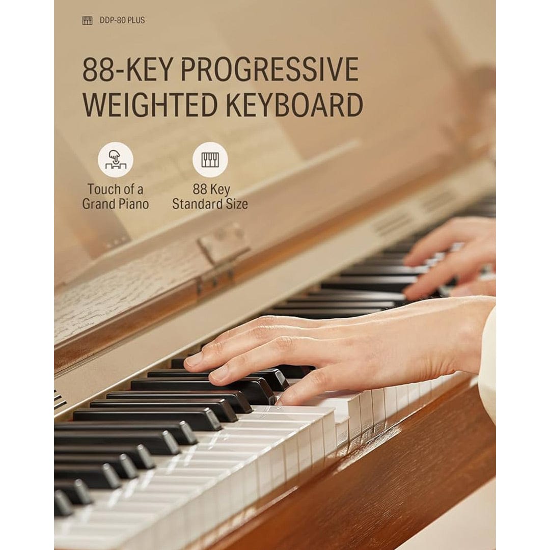 Donner Piano Donner DDP-80 Plus 88-key wooden digital piano