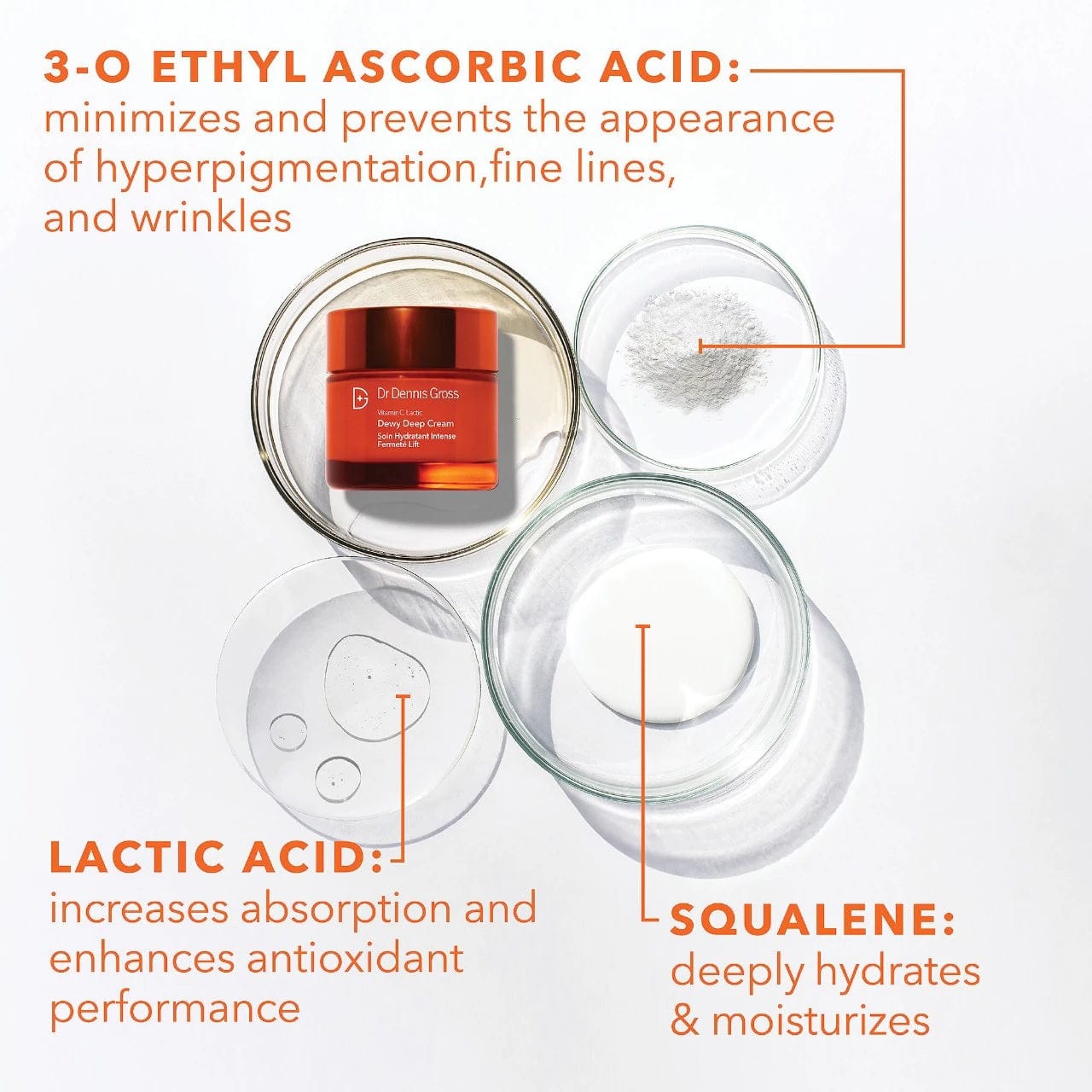 Dr Dennis Gross Beauty Dr. Dennis Gross Vitamin C Lactic Dewy Deep Cream 60ml