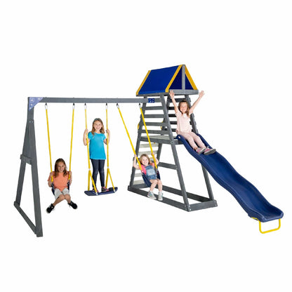 Dynamic Sports Outdoor Dynamic Sports - Mill Creek Canyon Wooden Swing Set