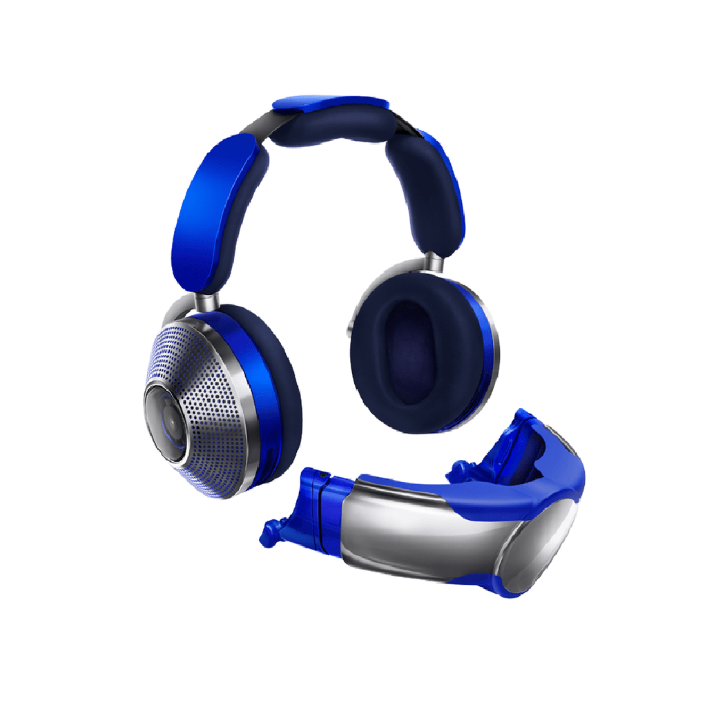 flitit Dyson Zone WP01 Wireless Over Ear Headphones With Purification Visor Ultra Blue