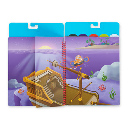 Melissa and Doug Paw Patrol Restickable Stickers Flip-Flap Pad - Classic Missions