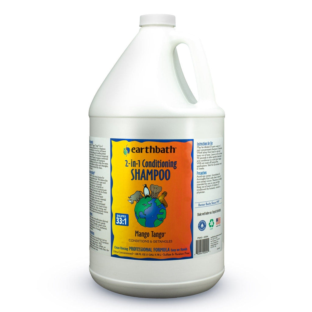 earthbath Pet Supplies earthbath® 2-in-1 Conditioning Shampoo, Mango Tango®, 1 Gallon