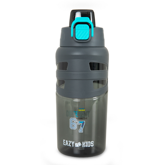 Eazy Kids - Brainrot 67 Flip Top Water Bottle 750ml - Grey