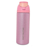 Eazy Kids - Glitter Stainless Steel Water Bottle 720 ml - Pink