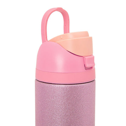 Eazy Kids - Glitter Stainless Steel Water Bottle 720 ml - Pink
