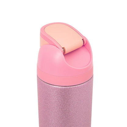 Eazy Kids - Glitter Stainless Steel Water Bottle 720 ml - Pink