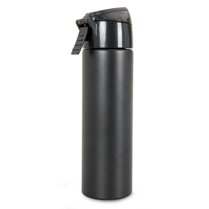 Eazy Kids - Insulated Stainless Steel Spray Water Bottle - Black - 640 ml