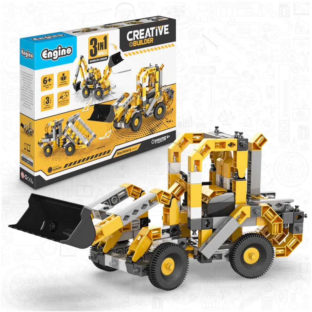 Engino Educational set Creative Builder Wheeled Loader Machinery Set