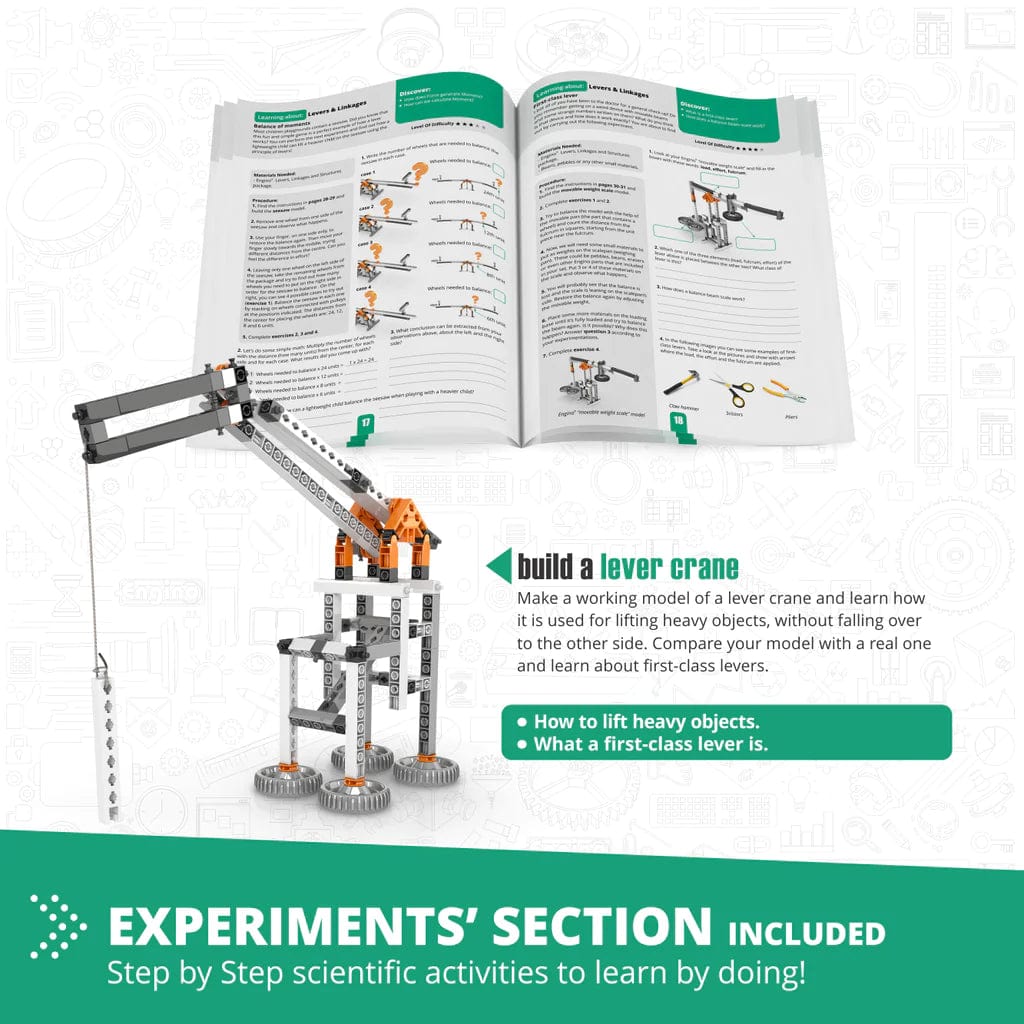 Engino Educational set Stem Mechanics: Levers, Linkages & Structures