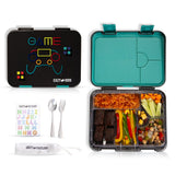 Eazy Kids - 6 & 4 Convertible Bento Lunch Box Set - Gamer