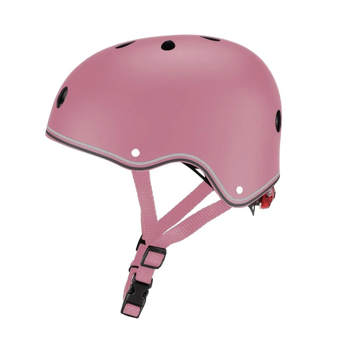 Globber - Primo Kids Helmet, High Visibility, Adjustable, Foam Liner, 2 to 4 Years, 24 x 21 x 14.5 cm - Pink