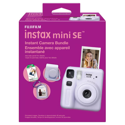 Fujifilm Instax mini SE Instant Camera Bundle - Purple