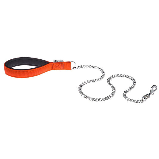 Ferplast Pet Supplies Ferplast Daytona GM25/100 Chrome Leash - Orange