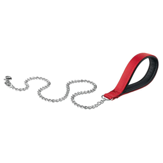 Ferplast Pet Supplies Ferplast Daytona GM25/100 Chrome Leash - Red