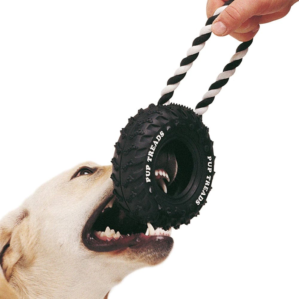 Ferplast Pet Supplies Ferplast PA 6430 Rubber Bone Tire With Hanger