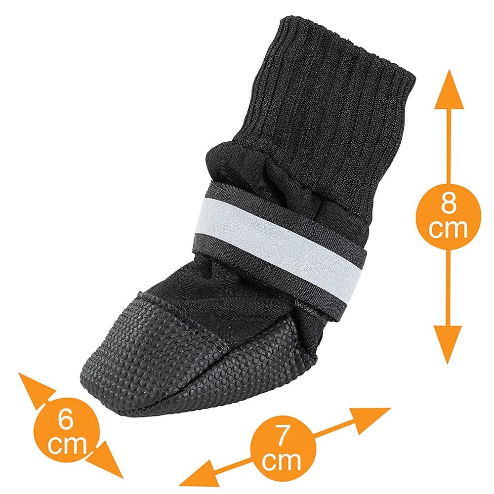 Ferplast Pet Supplies Ferplast Protective Dog Shoes - Black - Small