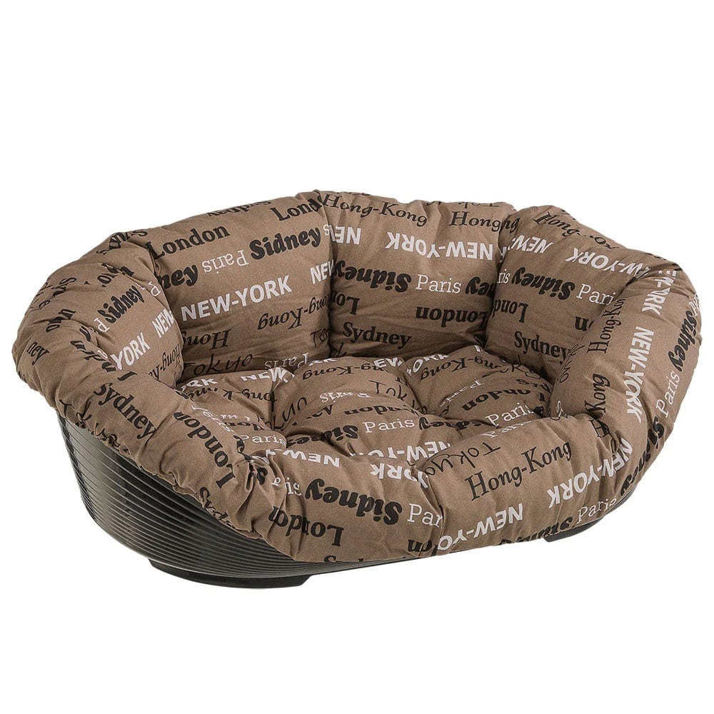 Ferplast Pet Supplies Ferplast Sofa Plastic Bed - Brown - Size 12