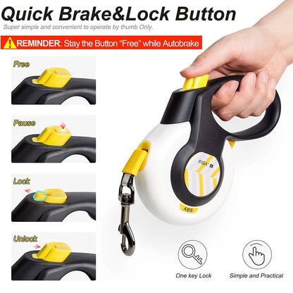 Fida Pet Supplies Fida Autobrake Retractable Dog Leash 16 ft - XL
