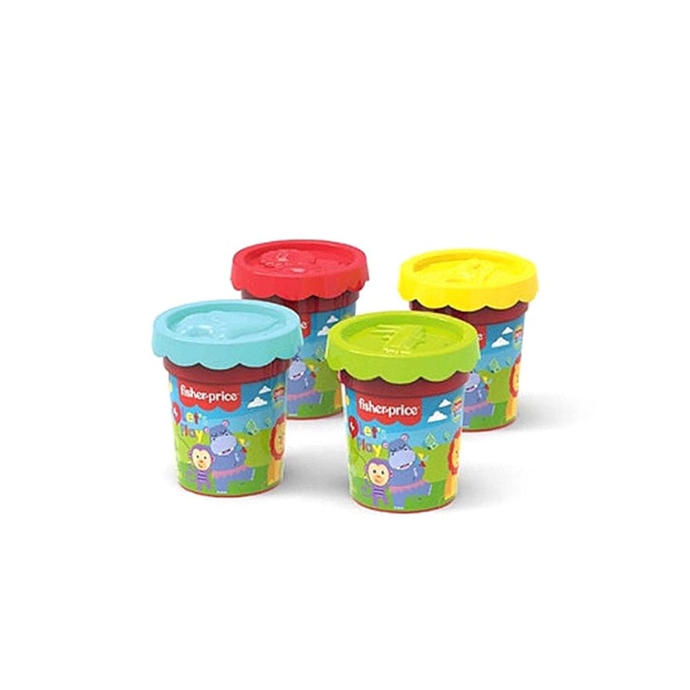 Fisher Price Toys 4 Tub Dough Pack 110Gr