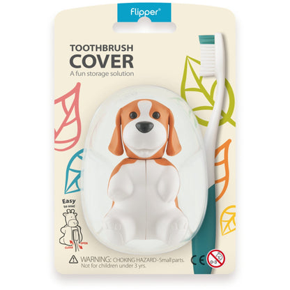 Flipper Bathroom accessories Toothbrush Cover  Flp Fun Animal / Beagle