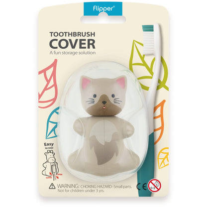Flipper Bathroom accessories Toothbrush Cover  Flp Fun Animal / Cat